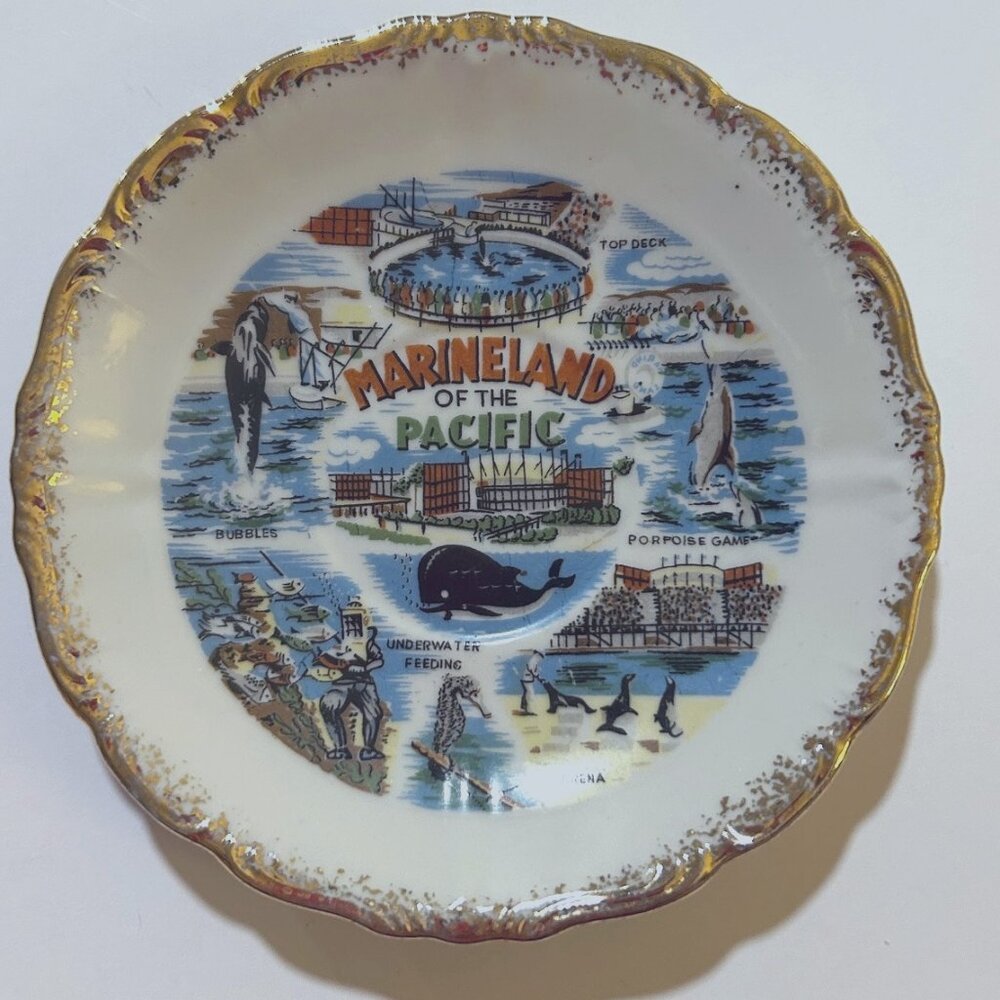 Marineland Of the Pacific California Ceramic Souvenir Plate